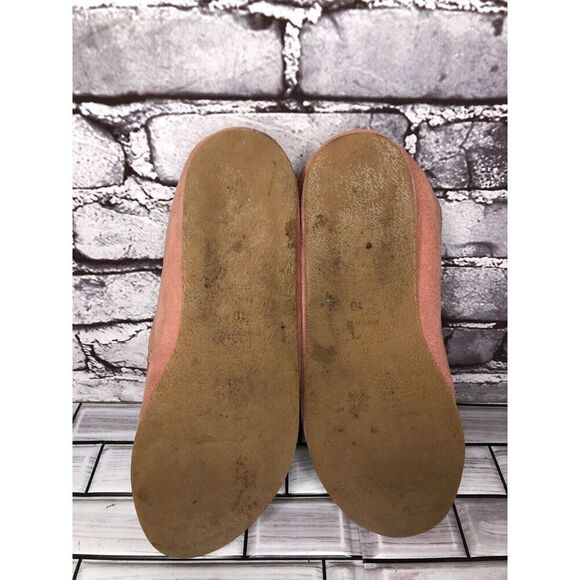 Jacques Levine 1936 Pink Suede Leather Floral Pointed Toe Flats Women Sz 10M US - Picture 11 of 16